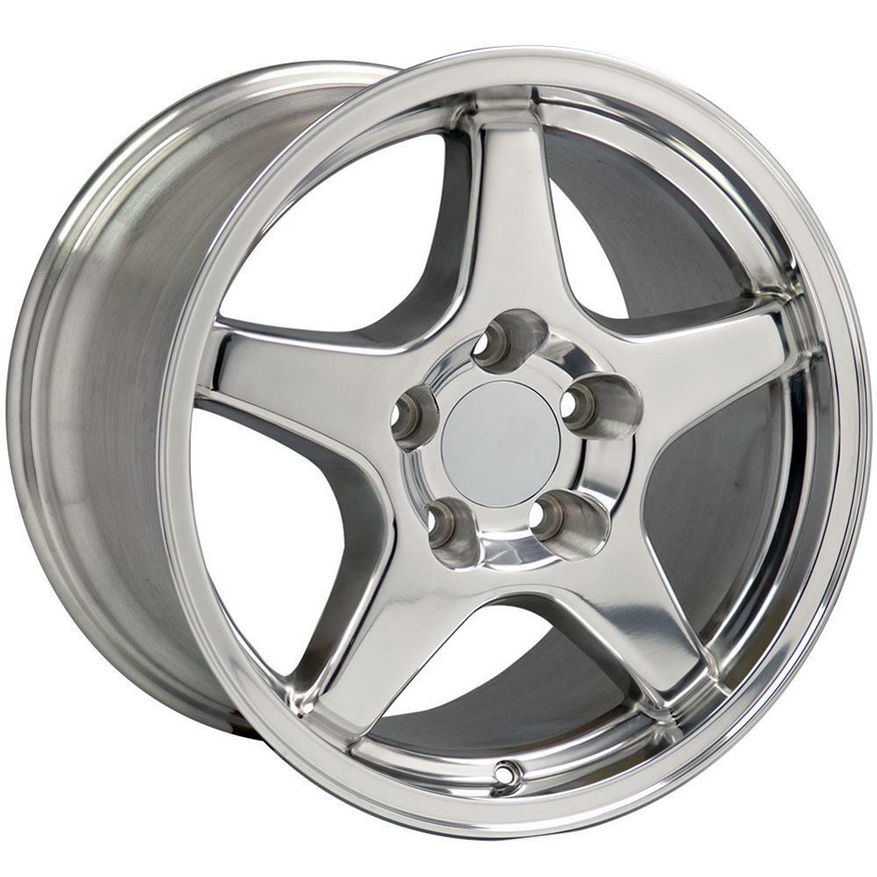Set 4 17" OE Wheels CV01 Polished 17x11 Wheels 5x4.75 50mm Replica Rims