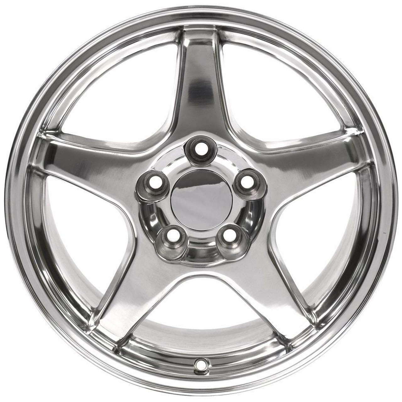 Set 4 17" OE Wheels CV01 Polished 17x11 Wheels 5x4.75 50mm Replica Rims