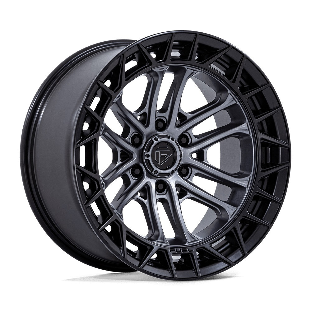 20" Fuel FC874 Celsius Matte Gunmetal Matte Black Lip 20x10 Wheel 6x135 -18mm