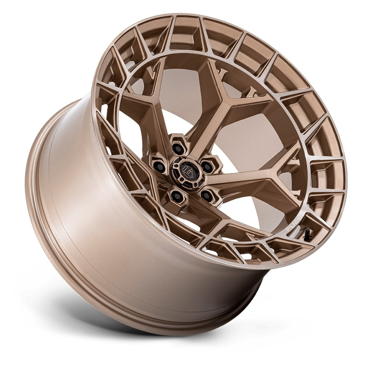 20" Fuel FC873 Charger Platinum Bronze 20x9 Wheel 6x135 20mm For Ford Lincoln