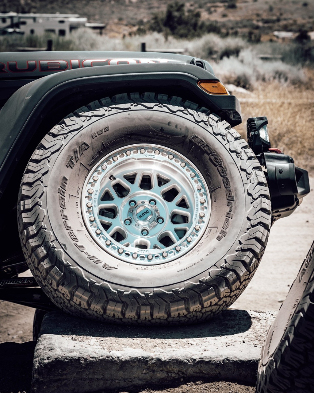 KMC KM235 Grenade Crawl Beadlock 17x8.5 6x135 Machined Wheel 17" 0mm Rim