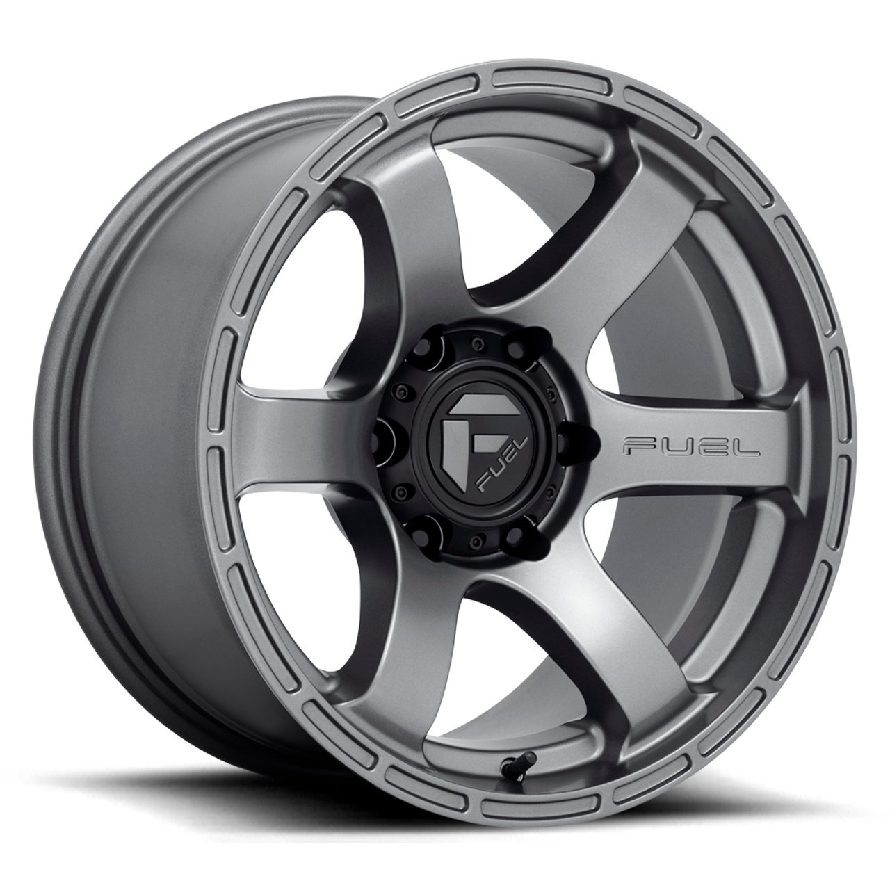 18" Fuel 1PC D767 Rush 18x9 6x5.5 Matte Gunmetal 20mm For Chevy GMC Ram Cadillac