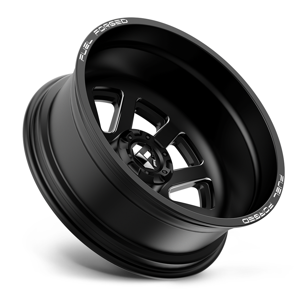 Fuel Mono DE09 FF09D 24x8.25 8x6.5 Matte Black Milled Wheel 24" -240mm Rim