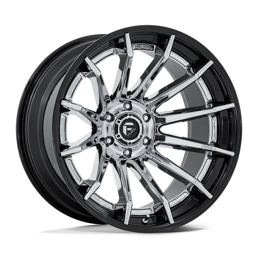 Rin 20x9.0 Chrome W/ Gloss Black Lip Fuel 1PC Wheel FC403PB20906801
