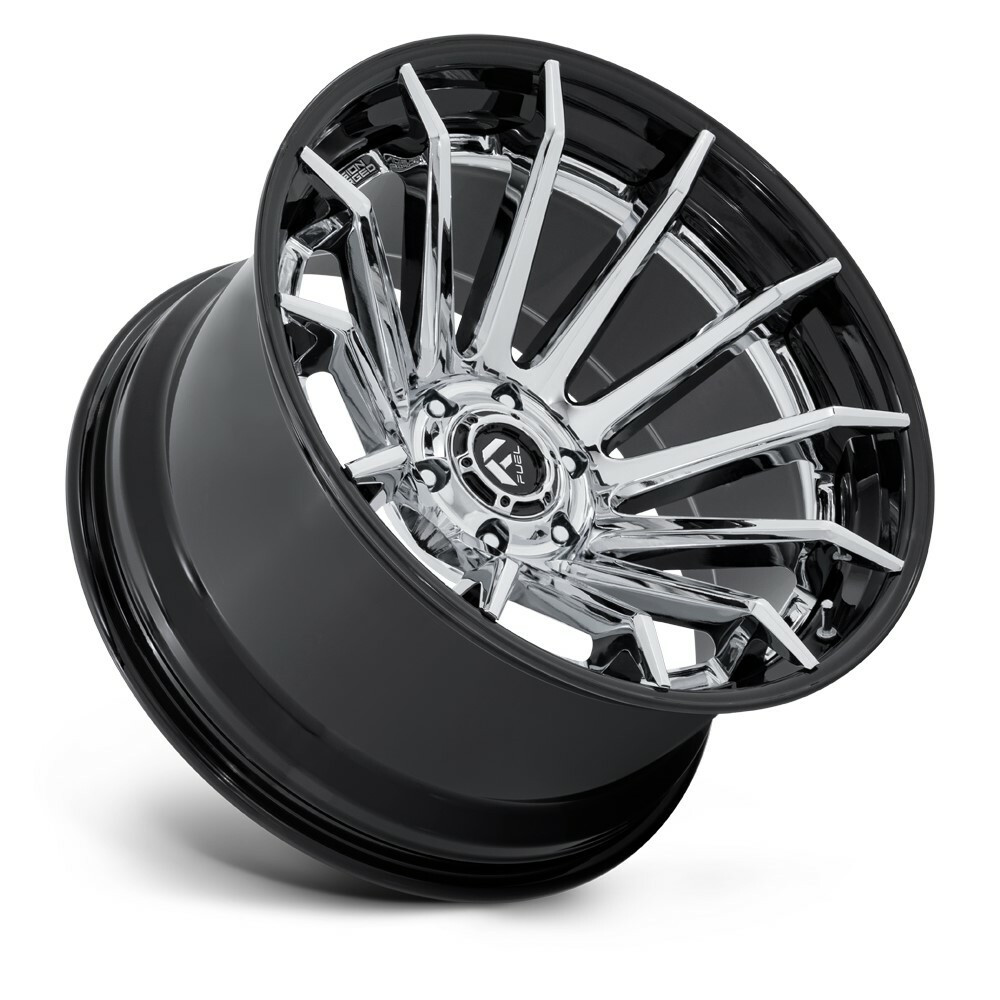 Fuel FC403 Burn 20x9 Chrome W/ Gloss Black Lip Wheel | Free Shipping