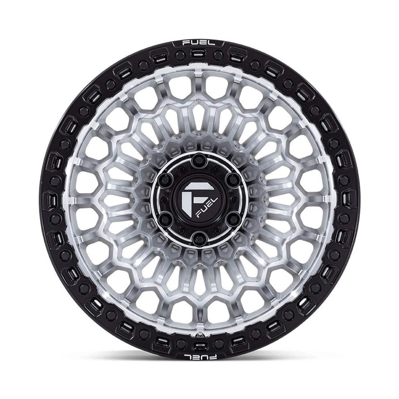 Set 4 20" Fuel FC870 Sinister Machined Matte Black Lip 20x9 Wheels 5x5 1mm Rims