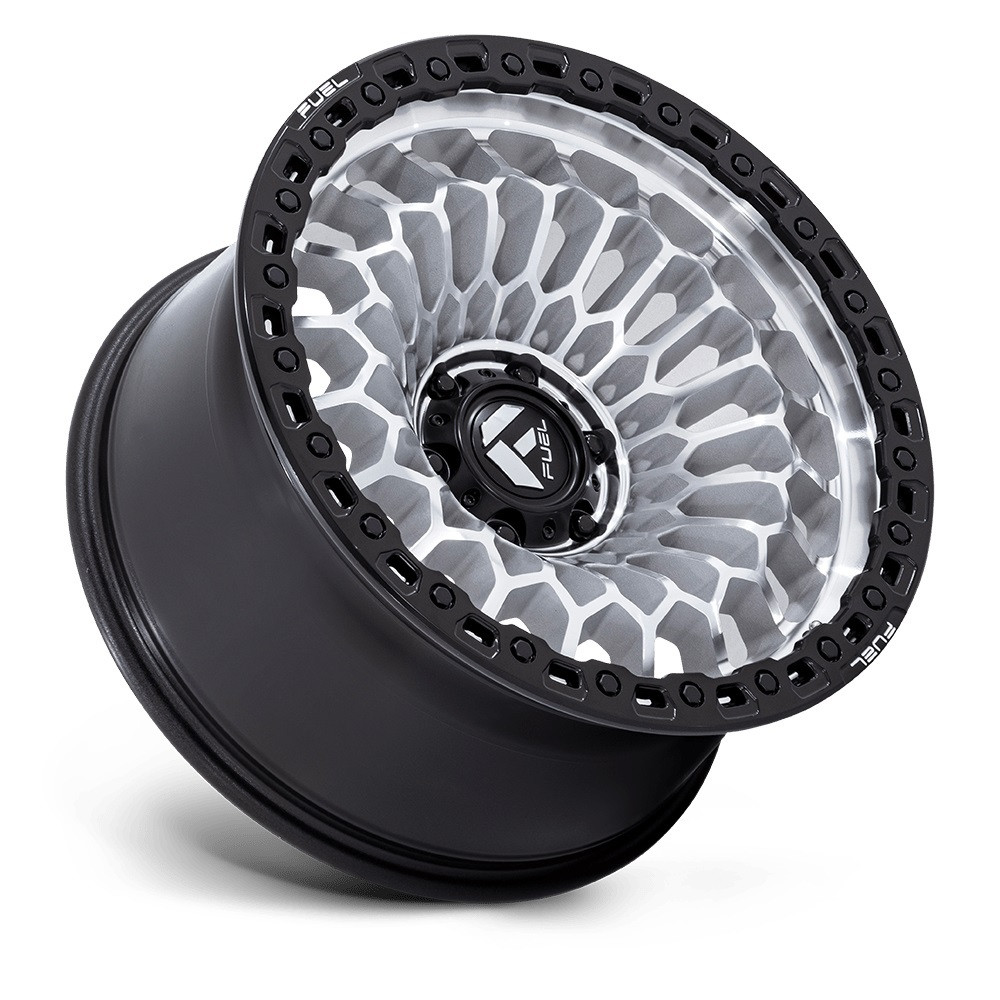 20" Fuel FC870 Sinister Machined Matte Black Lip 20x10 Wheel 6x135 -18mm Rim