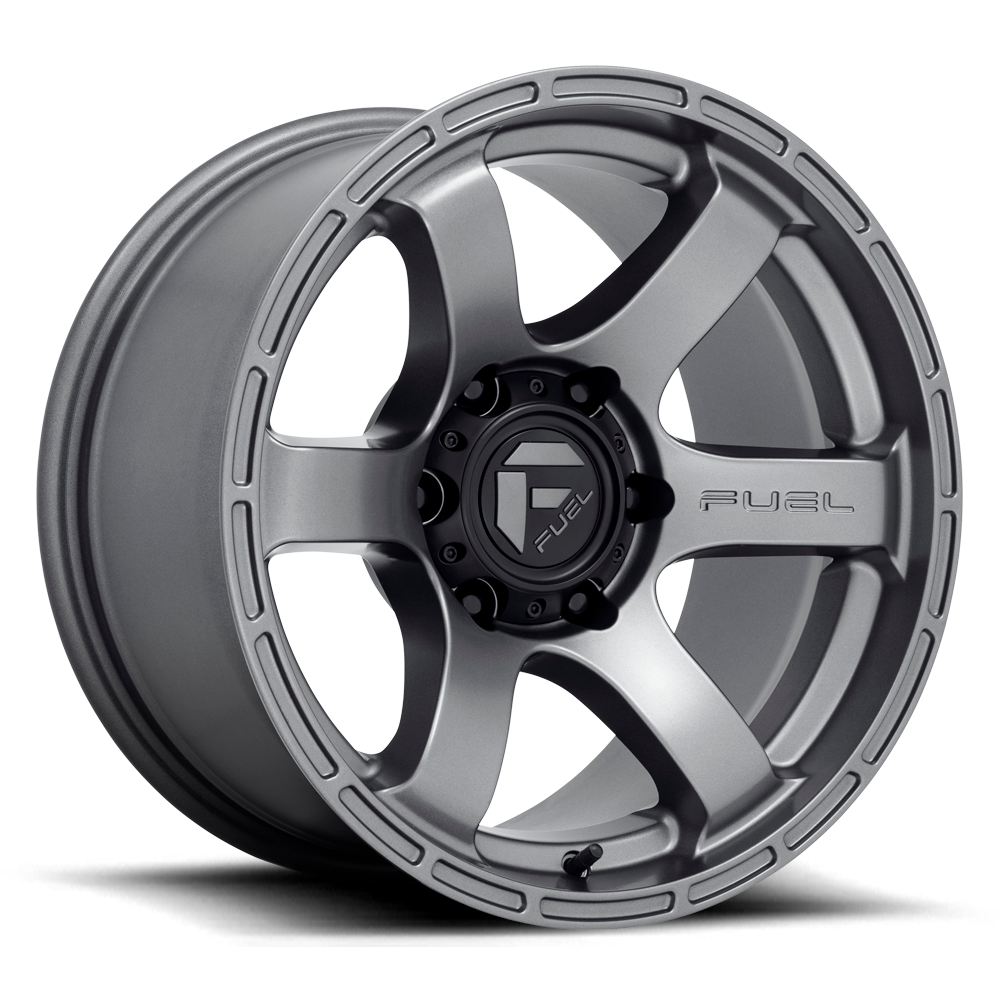 Fuel 1PC D767 Rush 18x9 6x120 Matte Gun Metal Wheel 18" 20mm Rim