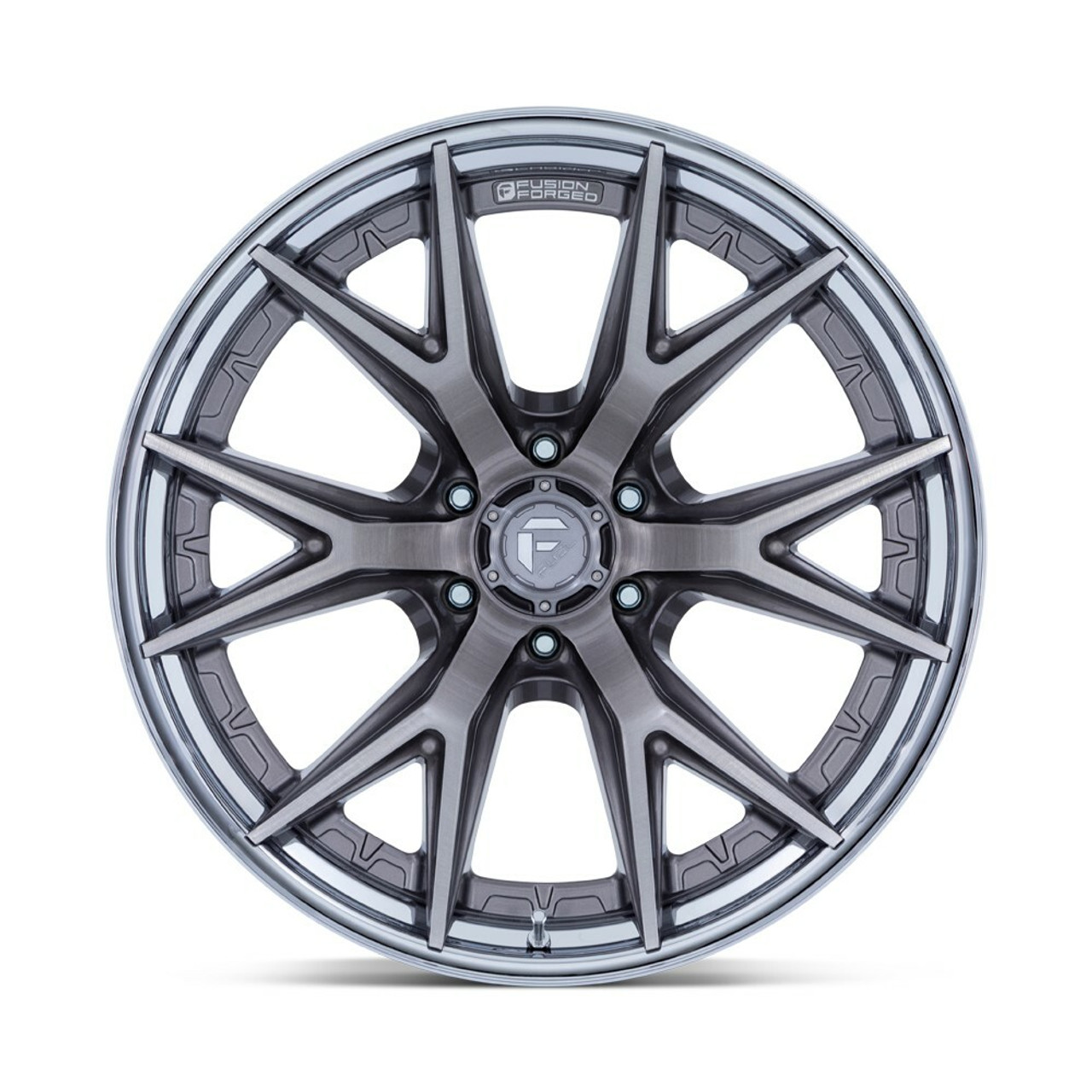 22" Fuel 1PC FC402 Catalyst Platinum Chrome Lip 22x12 Wheel 8x170 -44mm Rim