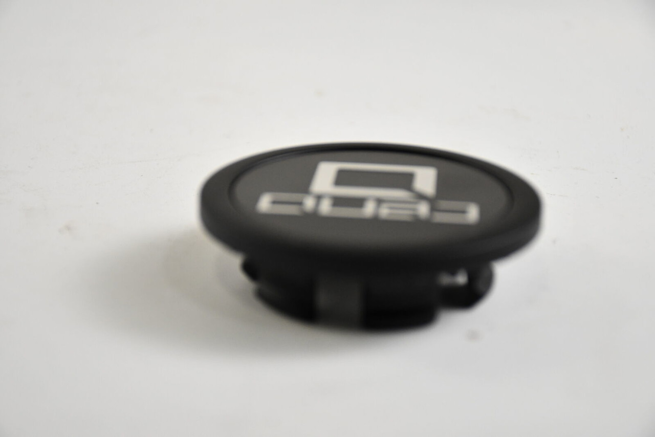 Quad Wheels Cap w/ Black and Chrome Center Cap Hub Cap 2345K065MB 2.50" Diameter