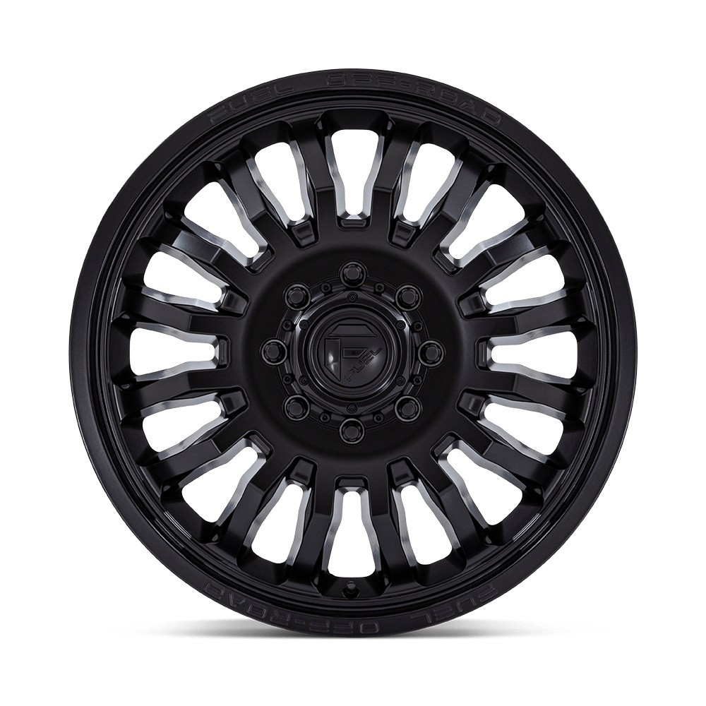 20" Fuel D867 Arc Dually 20x8.25 8x200 104mm Blackout Offroad Front Truck Wheel Rim