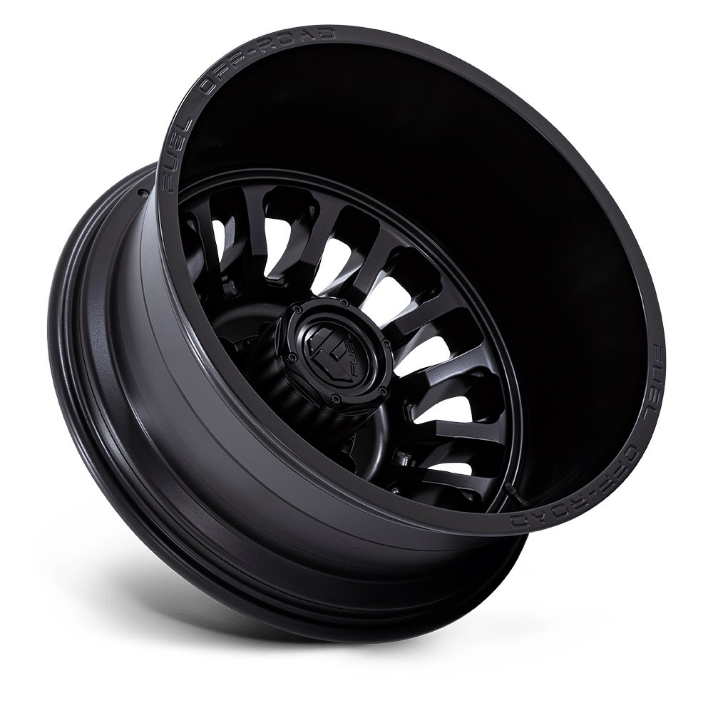 20" Fuel D867 Arc Dually 20x8.25 8x6.5 -201mm Blackout Offroad Rear Truck Wheel Rim