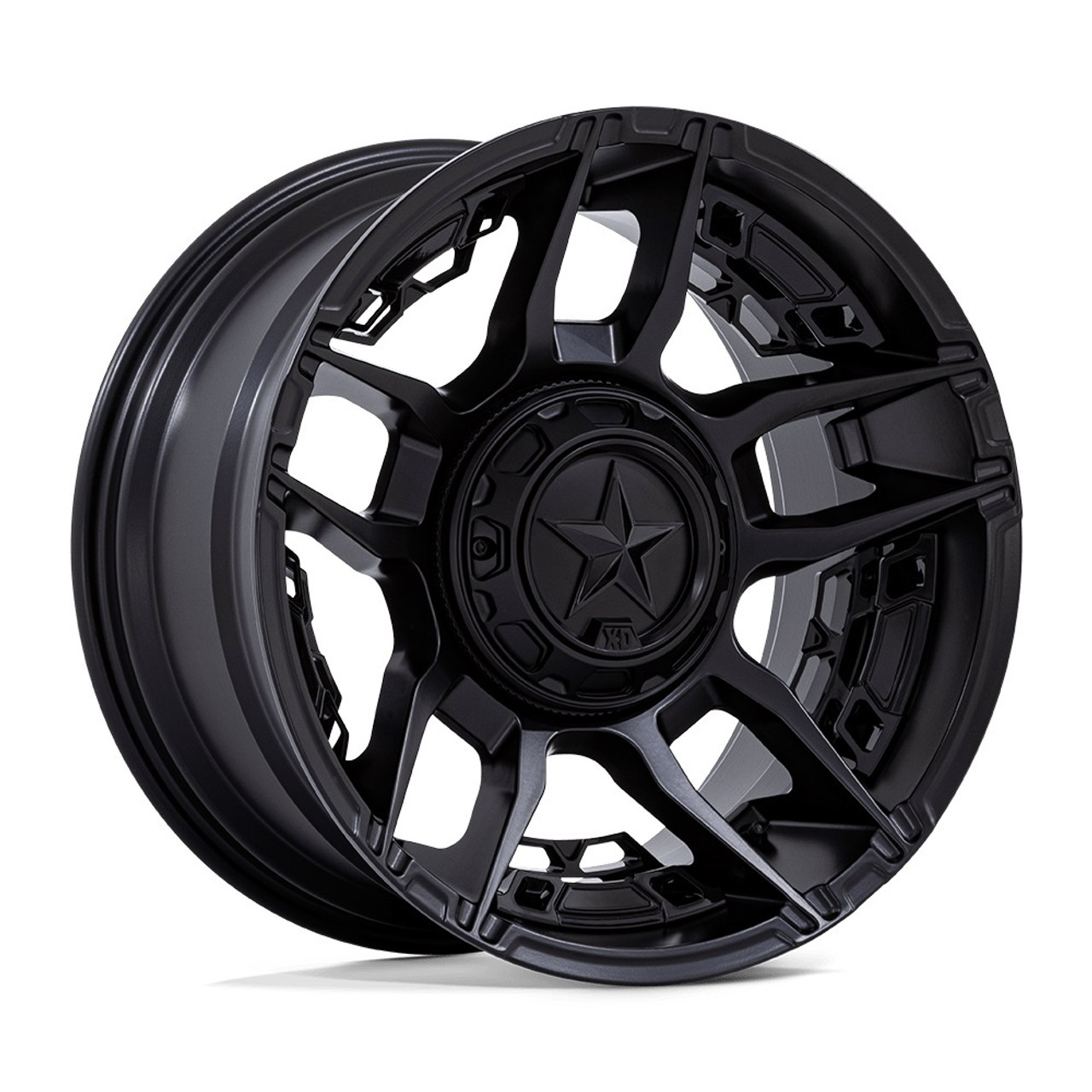 Set 4 20" XD XD871 Slash Matte Black 20x9 Wheels 6x135 6x5.5 1mm Truck Suv Rims