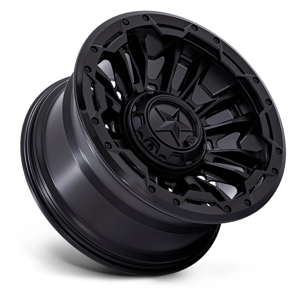 Set 4 20" XD XD870 Bomber Matte Black 20x10 Wheels 8x6.5 -18mm Lifted Truck Rims