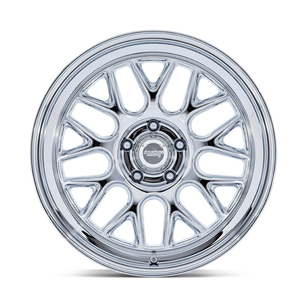 Set 4 17" American Racing Vintage VN516 G-Force Chrome 17x8 Wheels 5x4.5 20mm