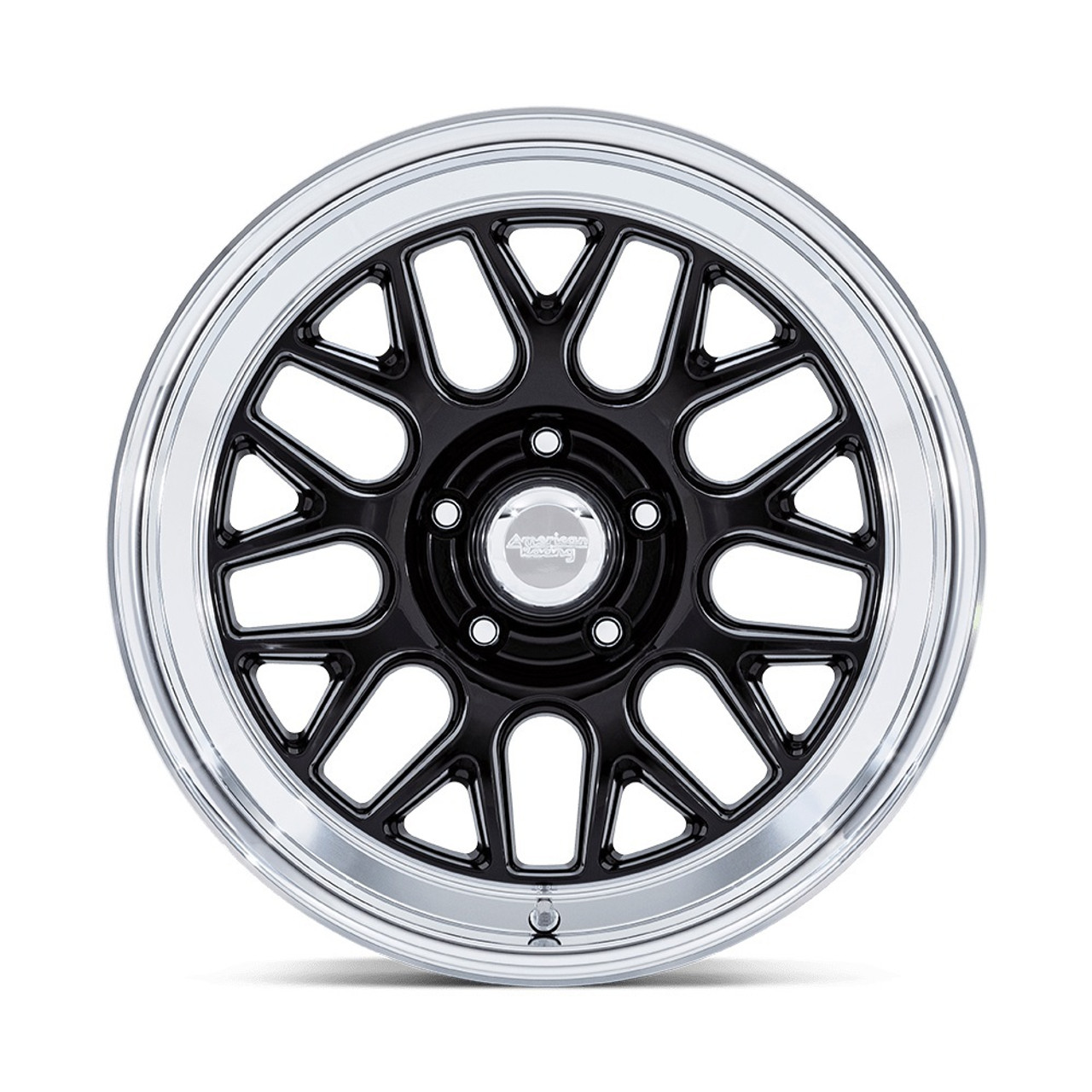 Set 4 20" American Racing VN516 G-Force Black Diamond Cut Lip 20x10 5x4.75 -20mm