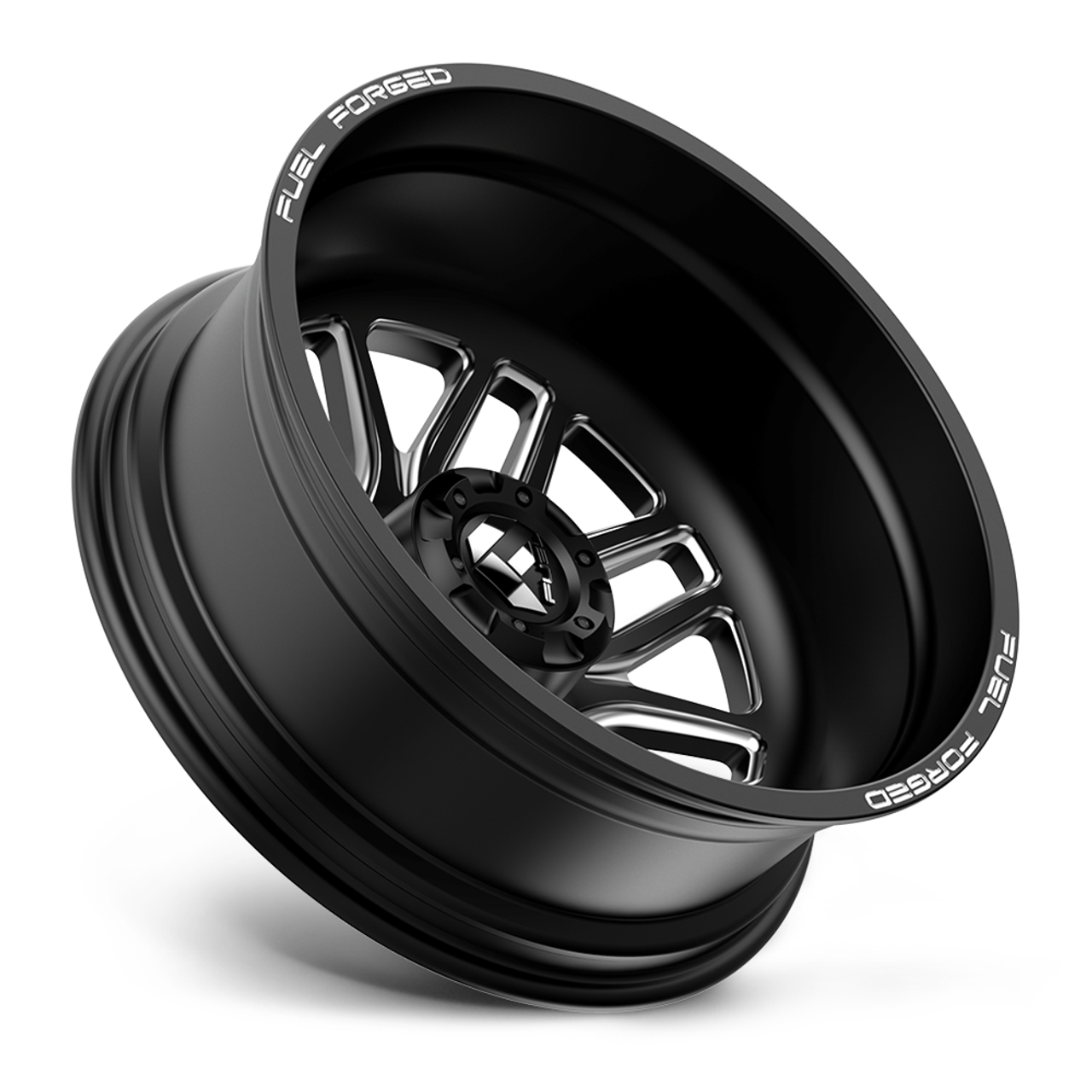 Fuel Mono DB66 FFC66 20x8.25 8x200 Matte Black Milled Rear Wheel 20" -202mm Rim