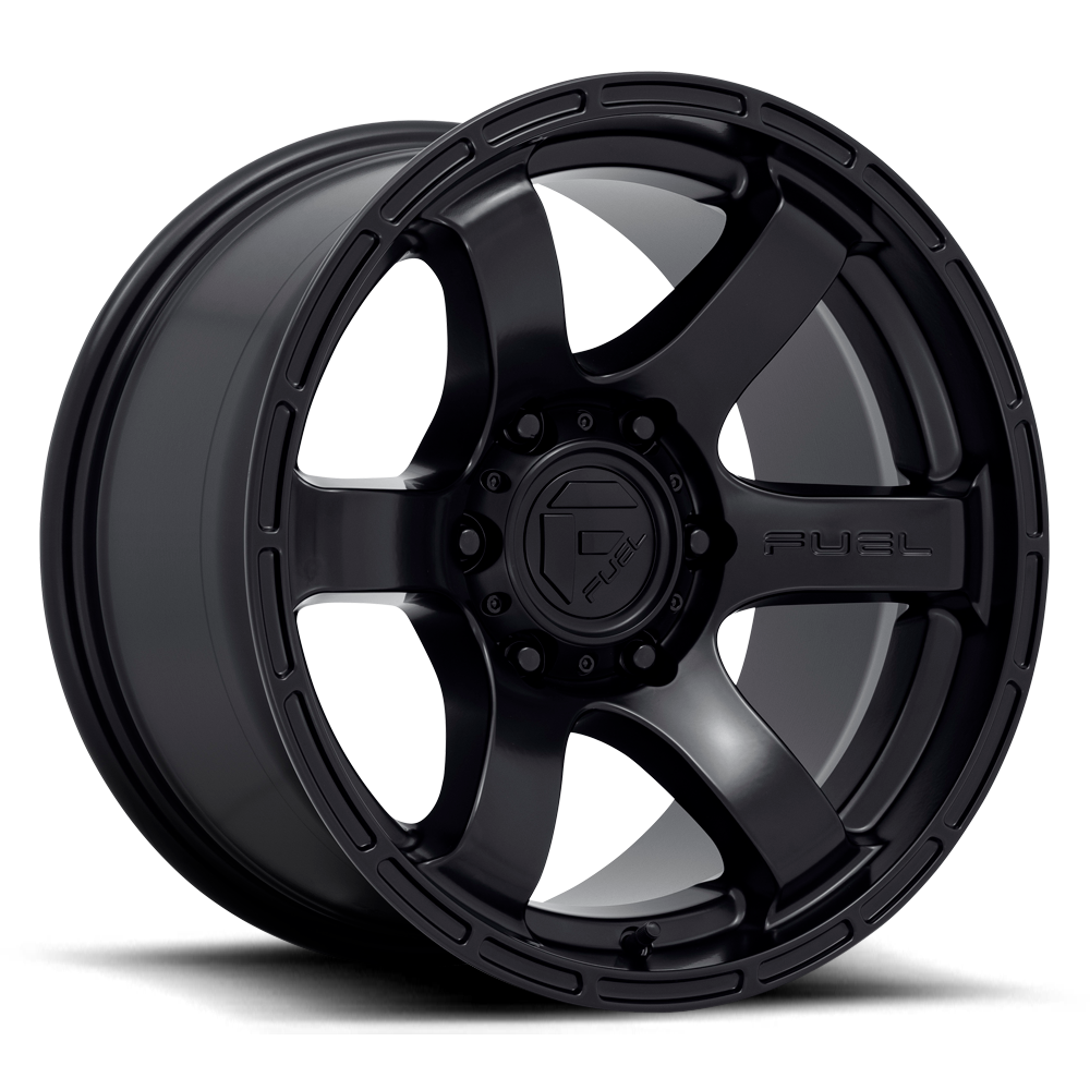 18" Fuel D766 Rush 18x9 6x120 20mm Satin Black Wheel Offroad Truck SUV Rim