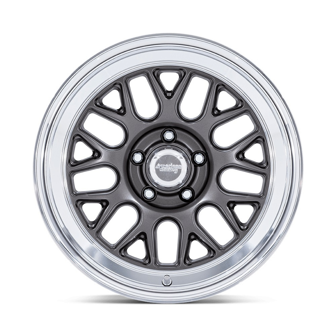 17" American Racing VN516 G-Force Anthracite Diamond Cut Lip 17x7 5x4.5 0mm Rim