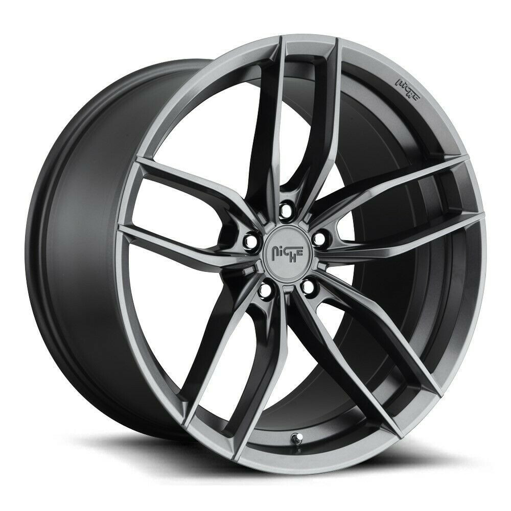 Niche 1PC M204 Vosso 20x9 5x4.25 Matte Anthracite Wheel 20" 38mm Rim