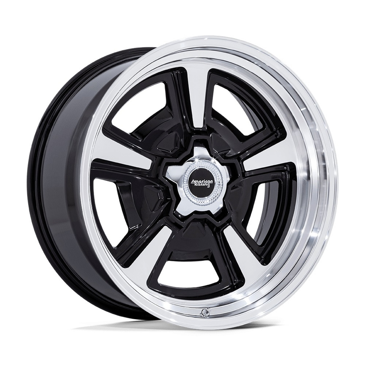 Set 4 22" American Racing VN517 Marauder Black Machined Diamond Lip 22x9 5x5 6mm