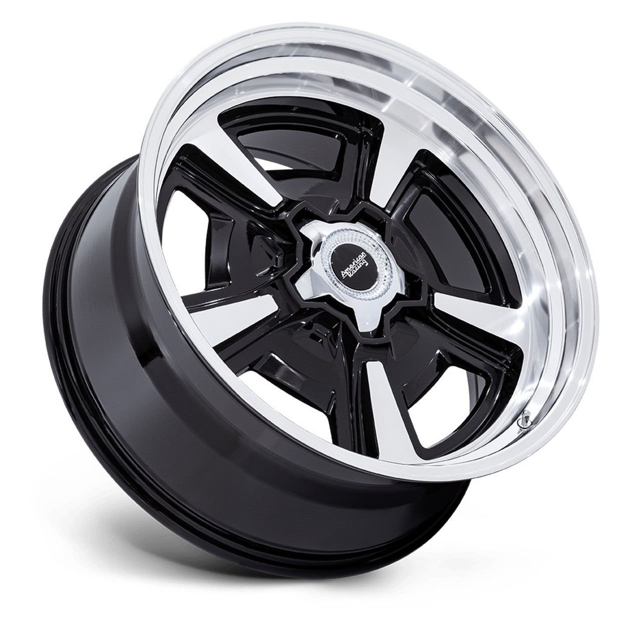 Set 4 22" American Racing VN517 Marauder Black Machined Diamond Lip 22x9 5x5 6mm
