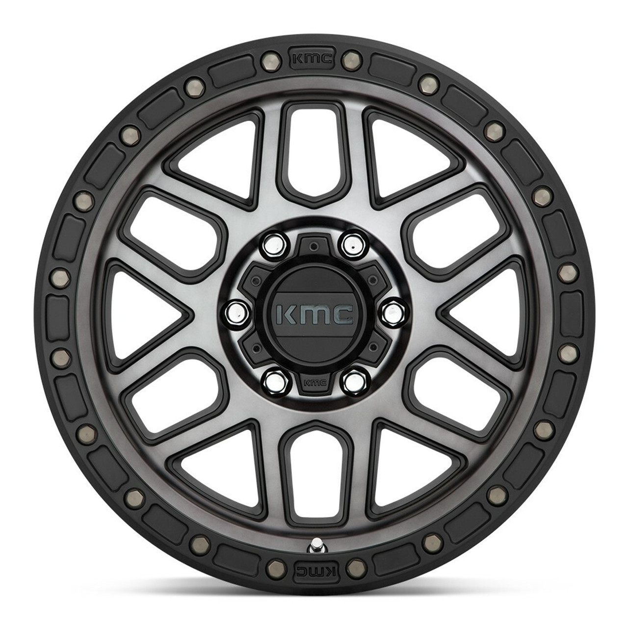 KMC KM544 Mesa 20x9 8x6.5 Satin Black With Gray Tint Wheel 20" 0mm Rim