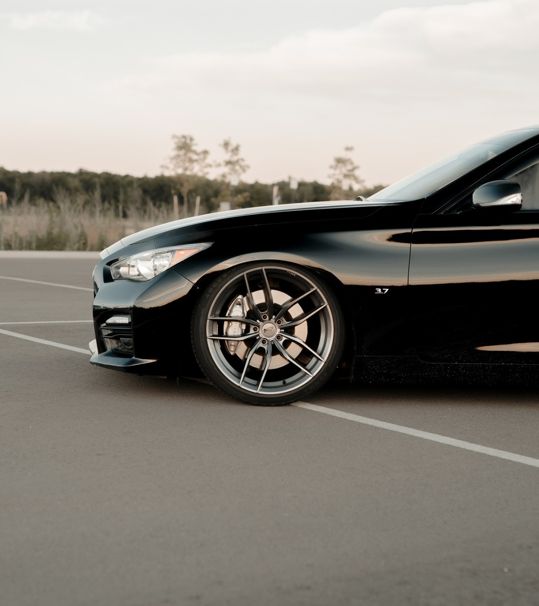 Niche 1PC M204 Vosso 17x8 5x120 Matte Anthracite Wheel 17" 40mm Rim