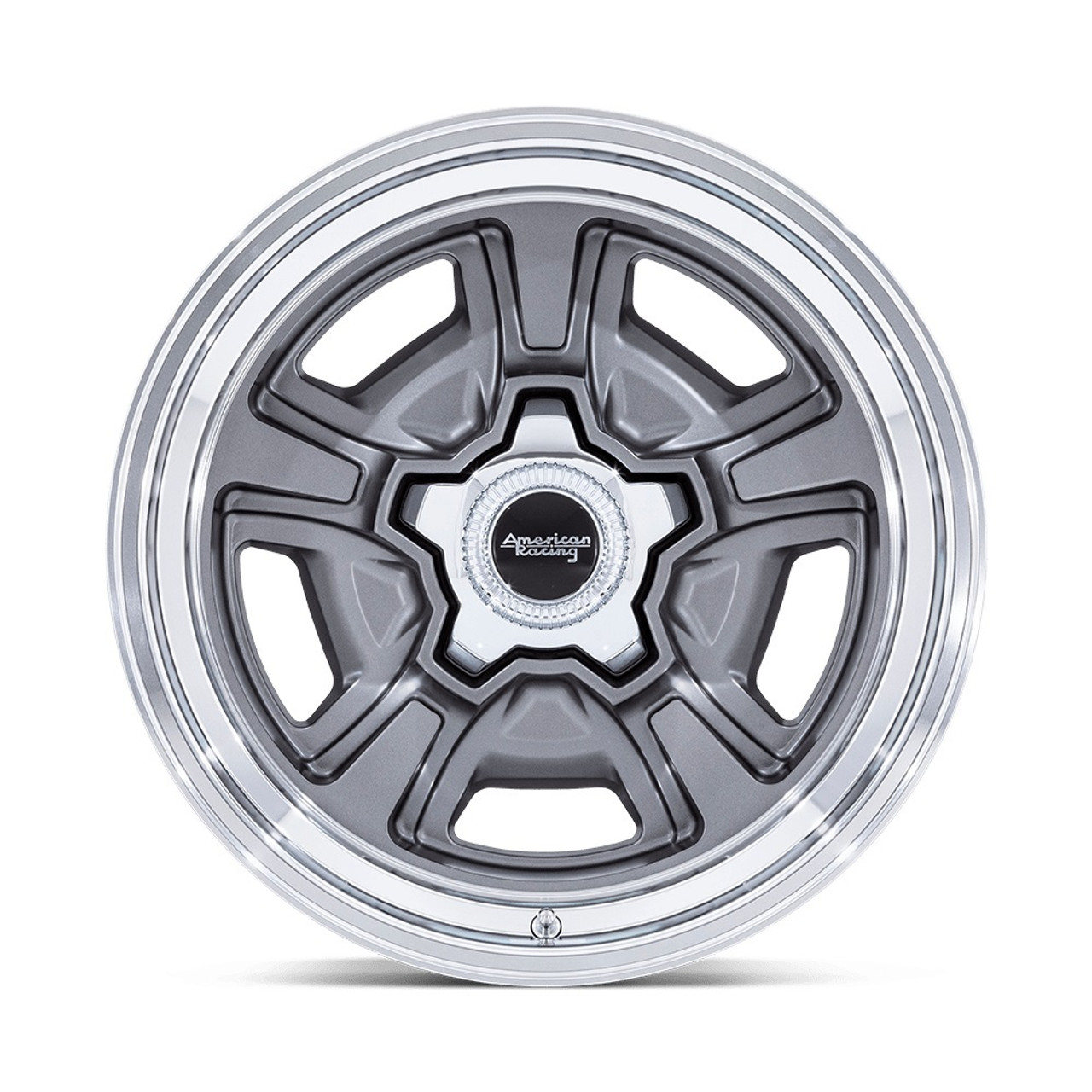 18" American Racing VN517 Marauder Anthracite Diamond Cut Lip 18x9 5x4.75 6mm