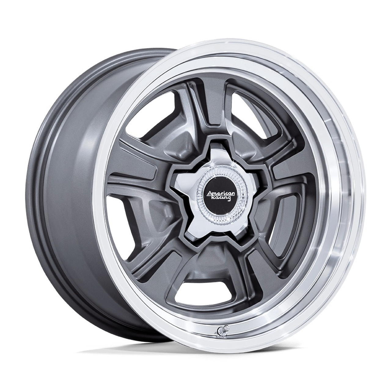 18" American Racing VN517 Marauder Anthracite Diamond Cut Lip 18x8 5x4.75 0mm