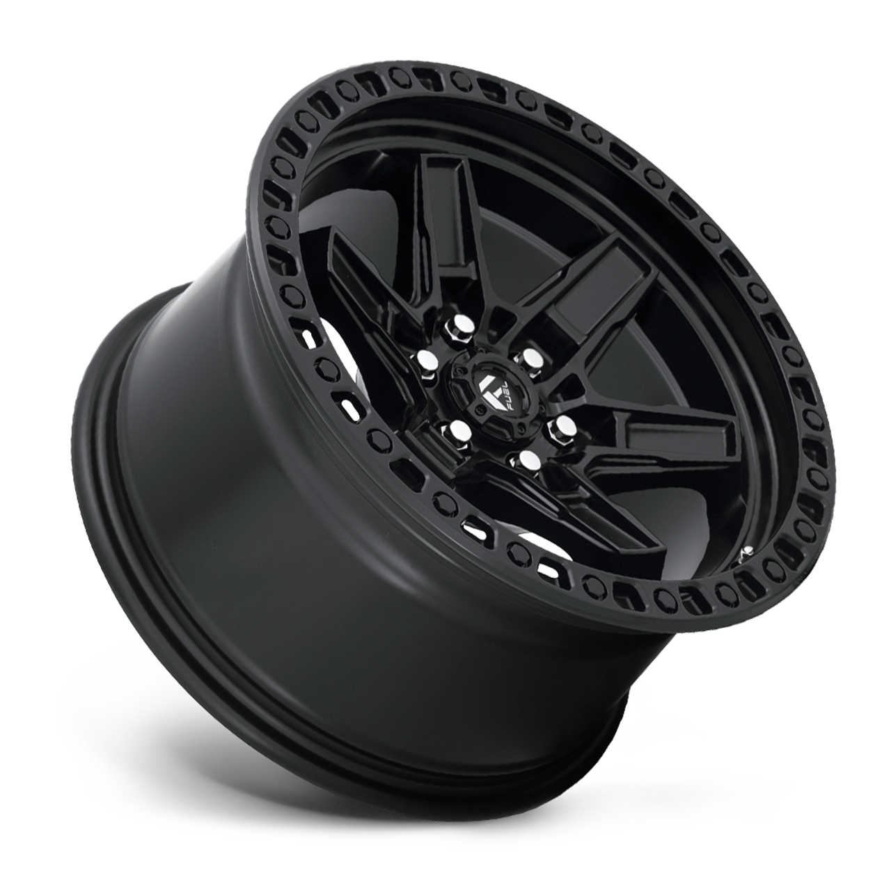 Fuel 1PC D697 Kicker 17x9 6x5.5 Matte Black Wheel 17" -12mm Rim