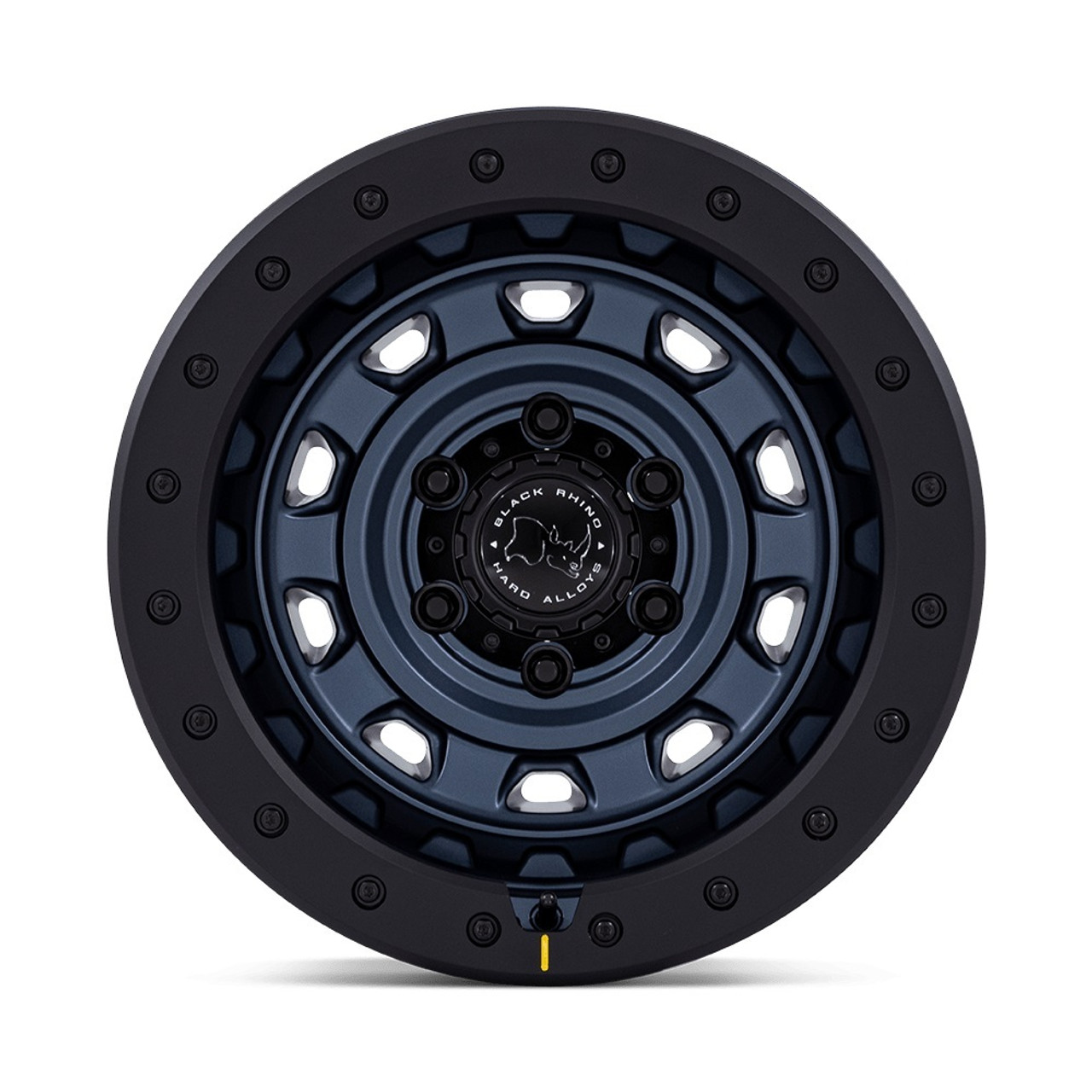 17" Black Rhino BR023 Xplorer Metallic Blue Matte Black Lip 17x9 5x5 -12mm Wheel