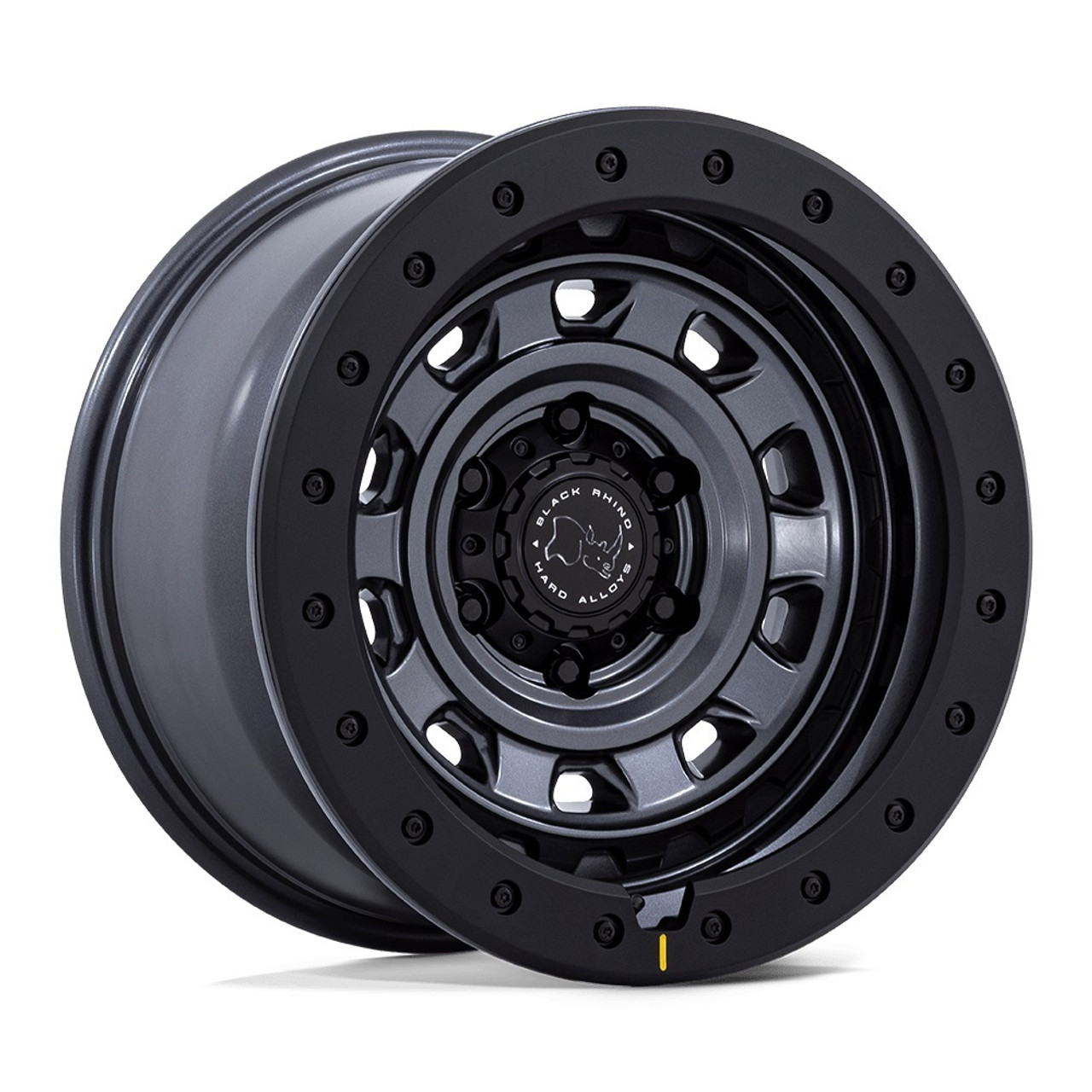 17" Black Rhino BR023 Xplorer Matte Gunmetal Black Lip 17x9 Wheel 6x5.5 12mm Rim