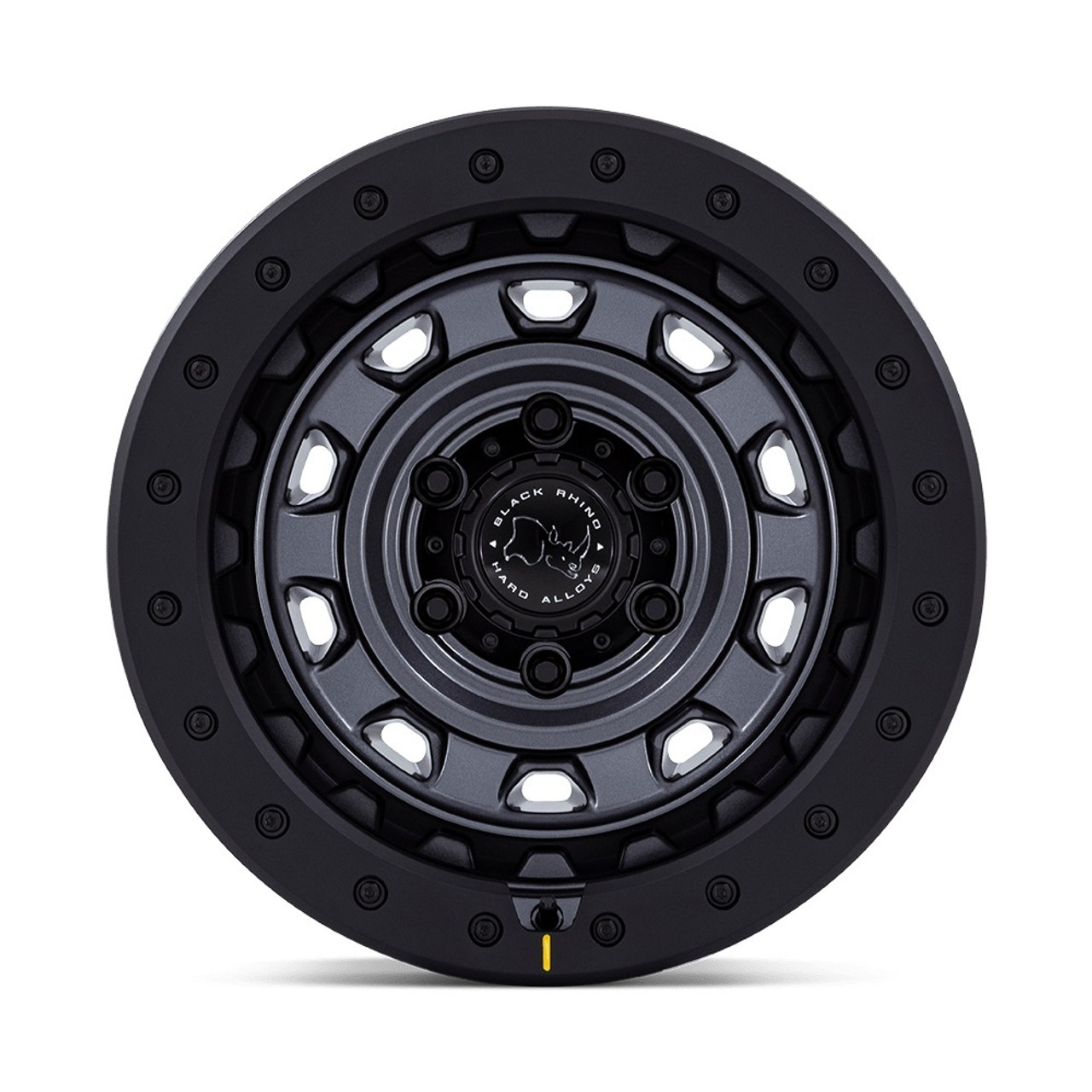 17" Black Rhino BR023 Xplorer Matte Gunmetal Black Lip 17x9 Wheel 6x5.5 1mm Rim