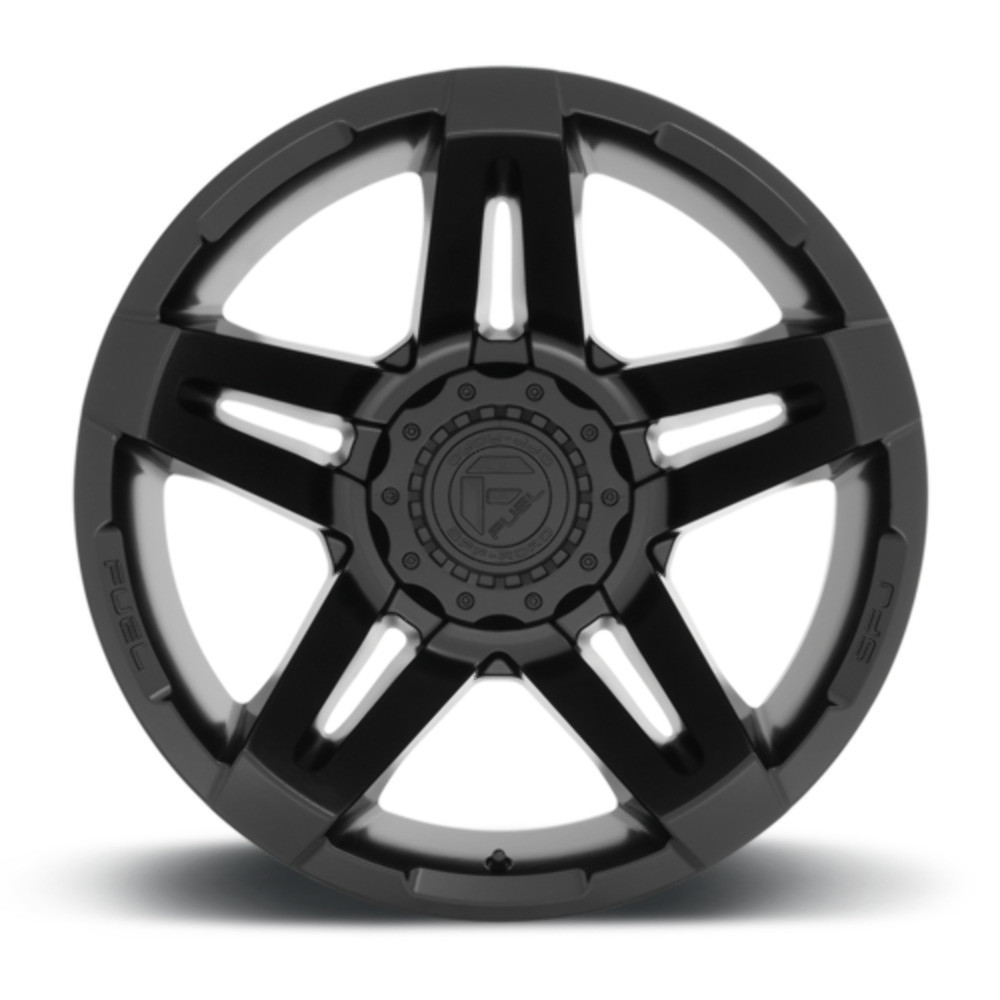 Fuel 1PC D763 Sfj 20x12 5x4.5 5x5.0 Matte Black Wheel 20" -44mm Rim