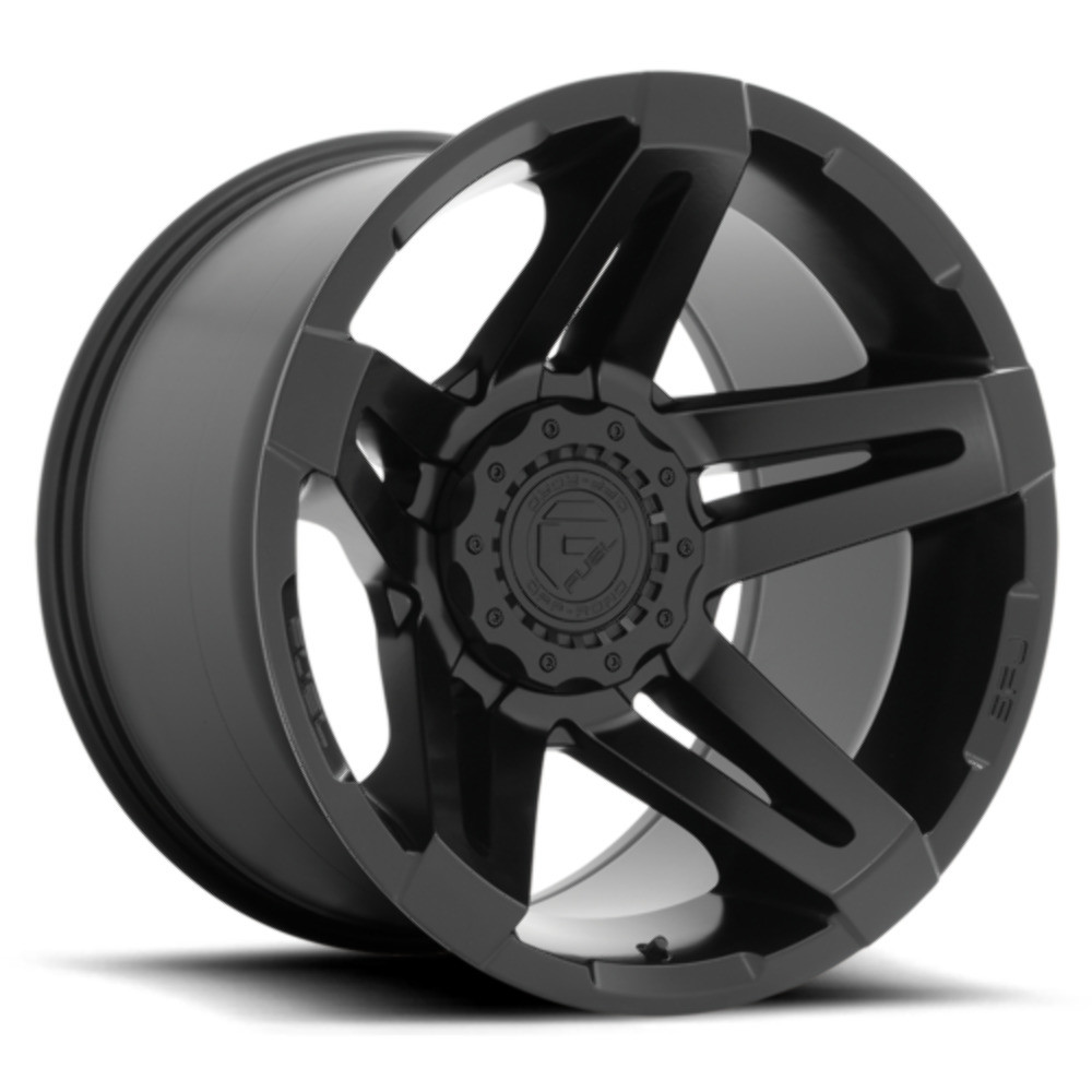 Fuel 1PC D763 Sfj 20x12 5x4.5 5x5.0 Matte Black Wheel 20" -44mm Rim