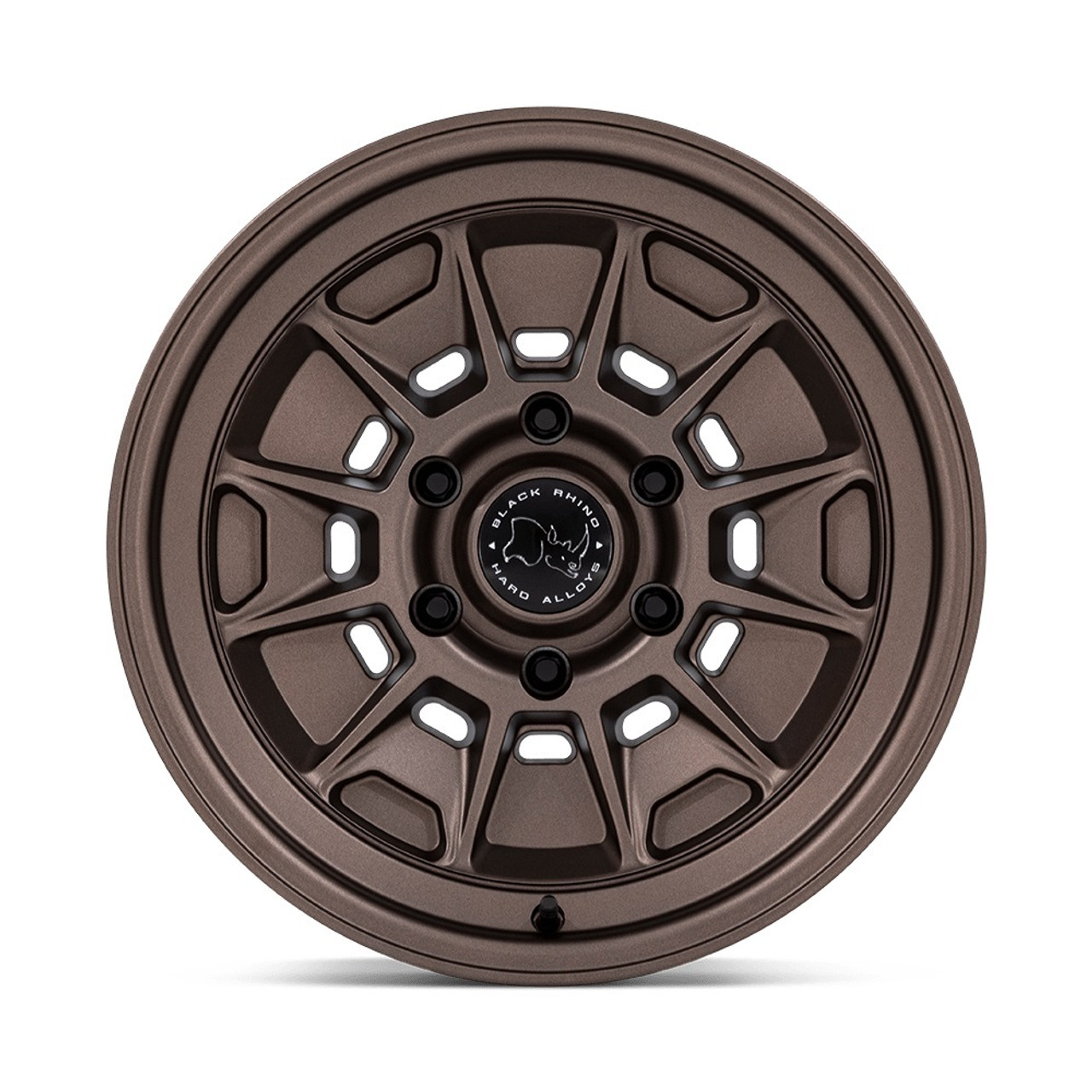 Set 4 17" Black Rhino BR021 Mondo Burnt Bronze 17x8.5 Wheels 6x5.5 20mm Rims