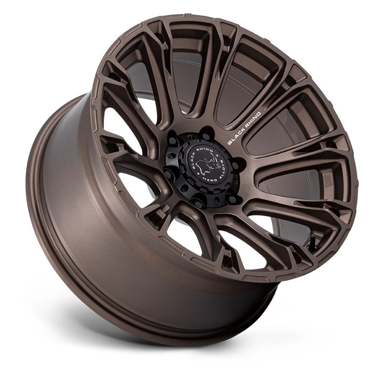 Set 4 17" Black Rhino BR020 Diamondback Burnt Bronze 17x9 Wheels 6x5.5 12mm Rims