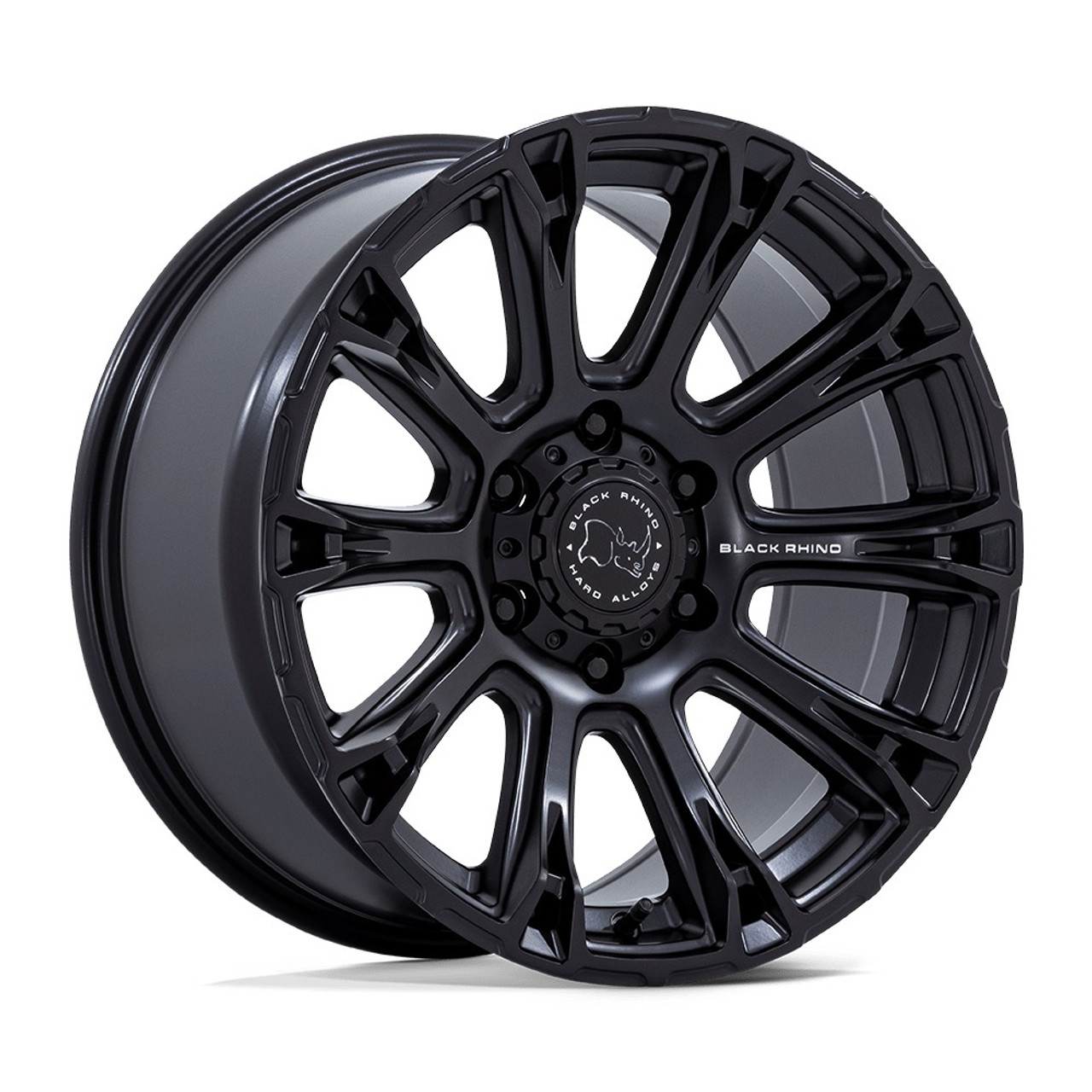 18" Black Rhino Hard Alloys BR020 Diamondback Matte Black 18x9 6x5.5 -12mm Wheel
