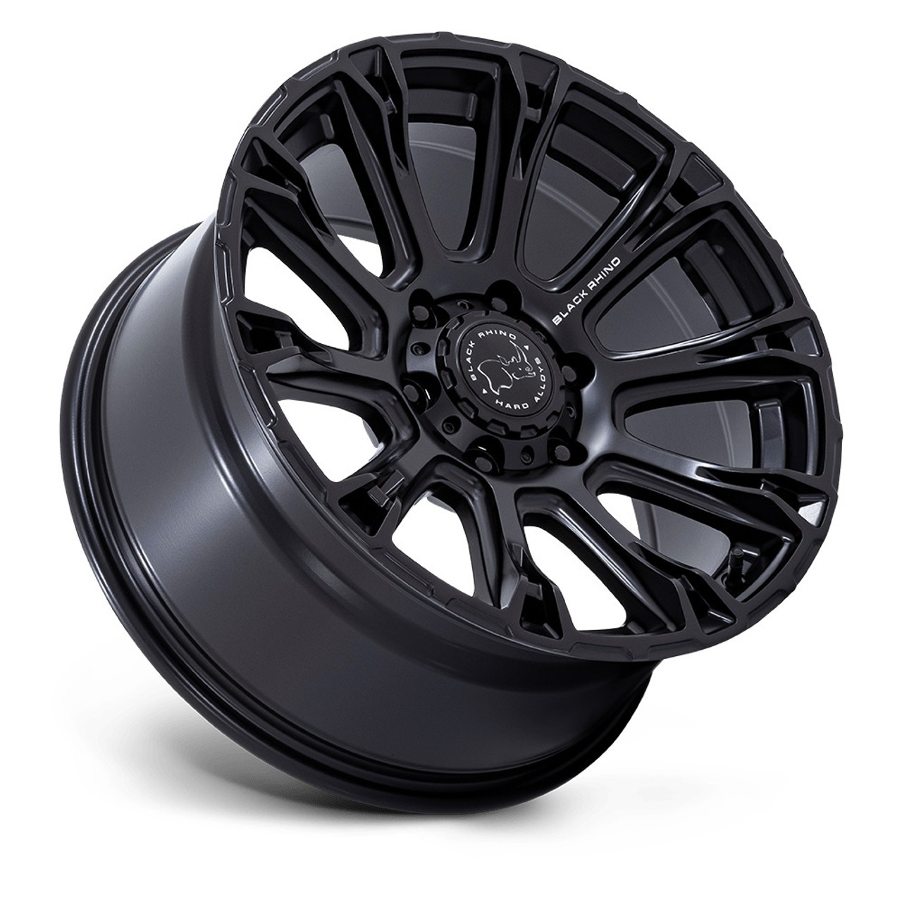 18" Black Rhino Hard Alloys BR020 Diamondback Matte Black 18x9 6x5.5 -12mm Wheel