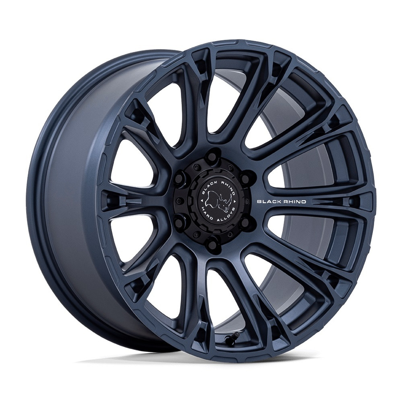 20" Black Rhino Hard Alloys BR020 Diamondback Metallic Blue 20x9 6x5.5 12mm Rim