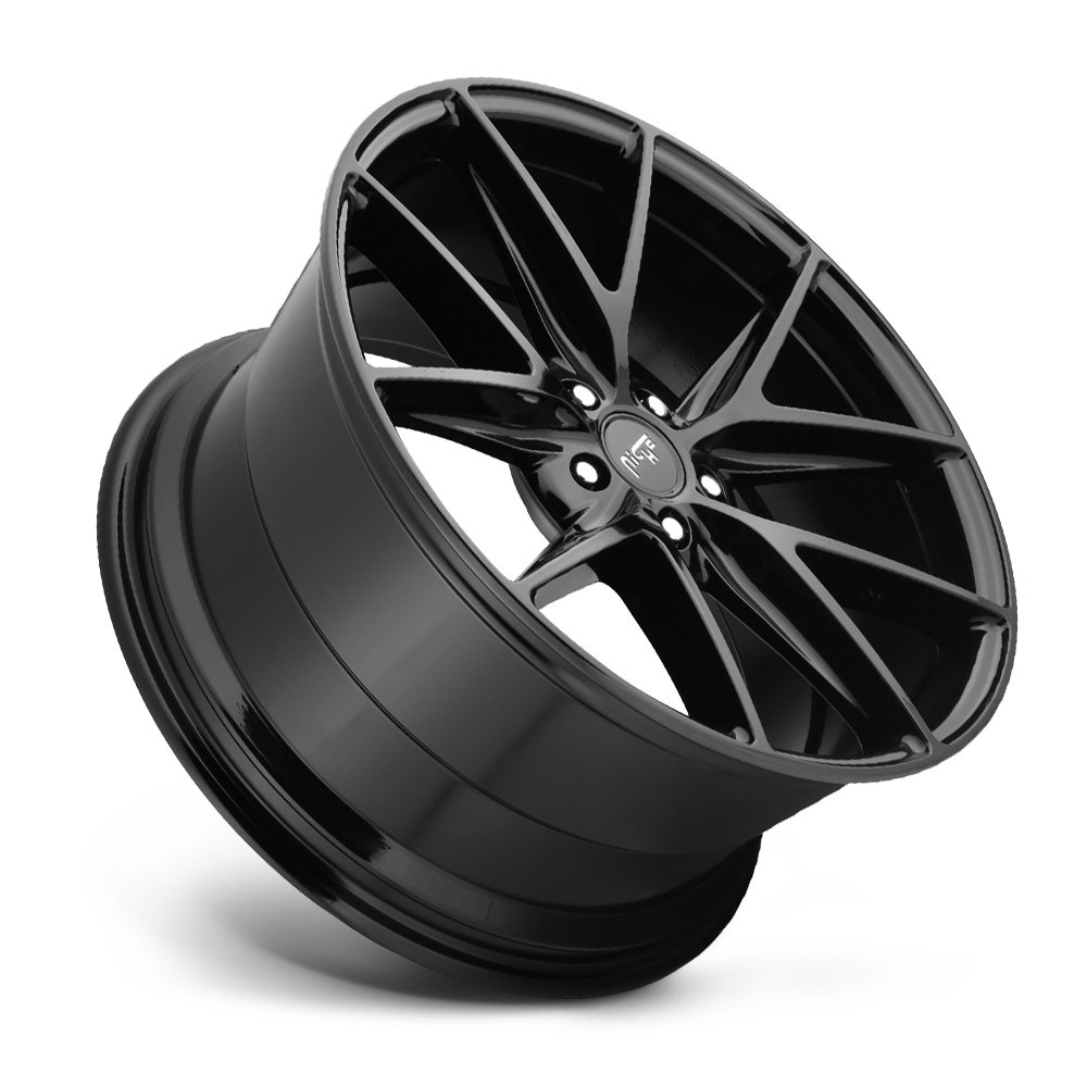 22" Niche M117 Misano 22x9 5x112 38mm Matte Black Wheel Luxury Car SUV Rim