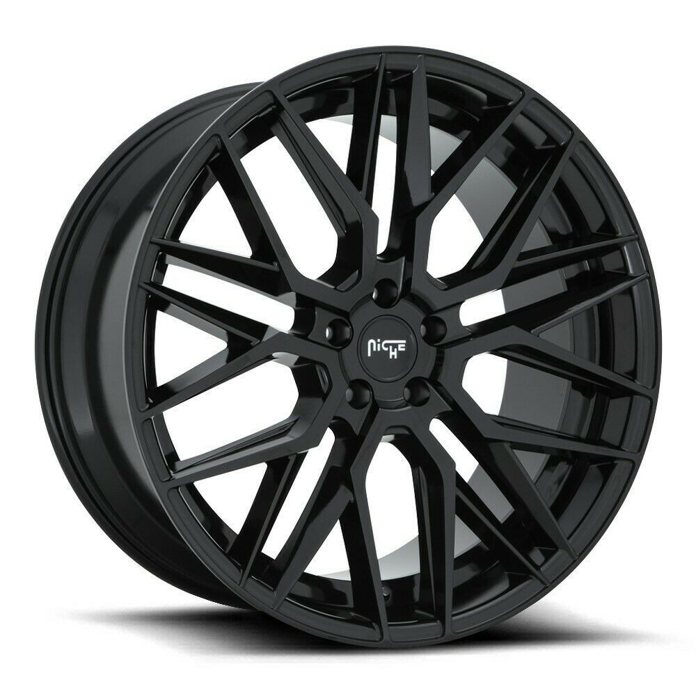 Niche 1PC M224 Gamma 20x9 5x115 Gloss Black Wheel 20" 18mm Rim