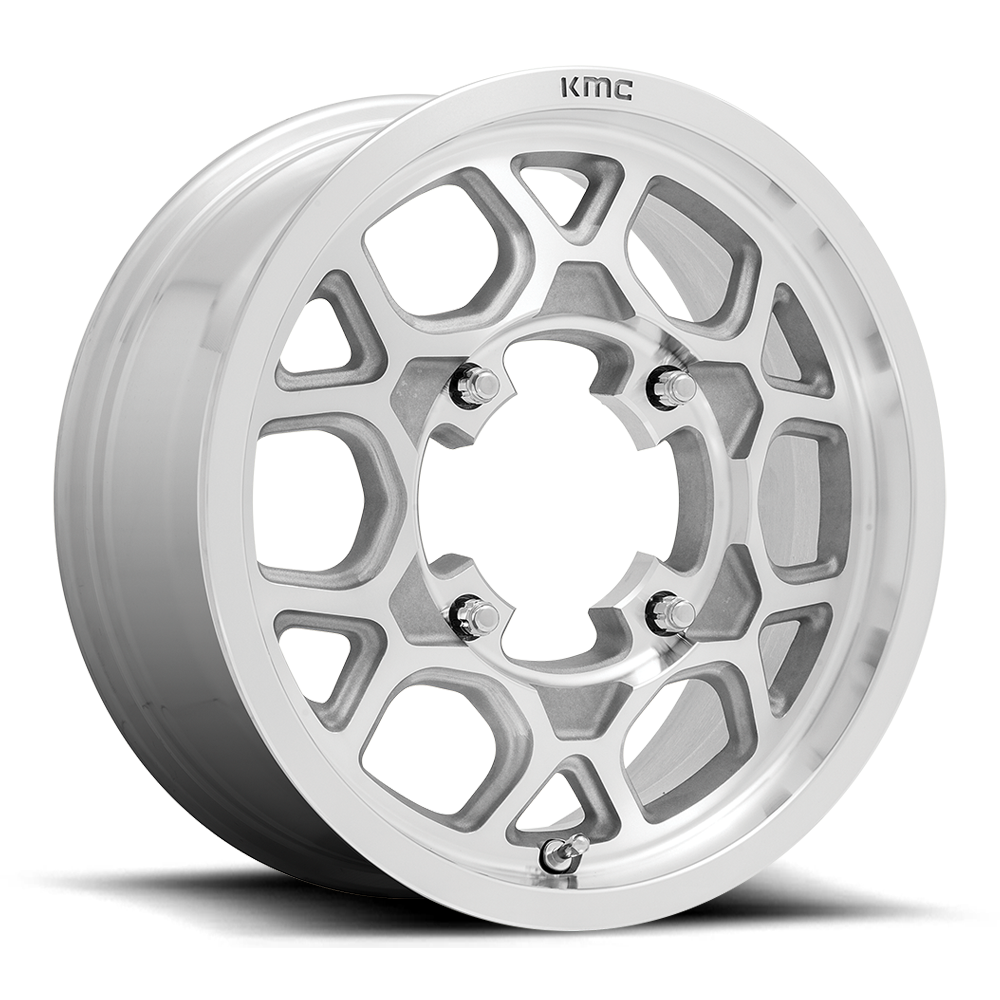 KMC Powersports KS133 Mesa Lite 15x6 4x137 Machined Wheel 15" 38mm Rim