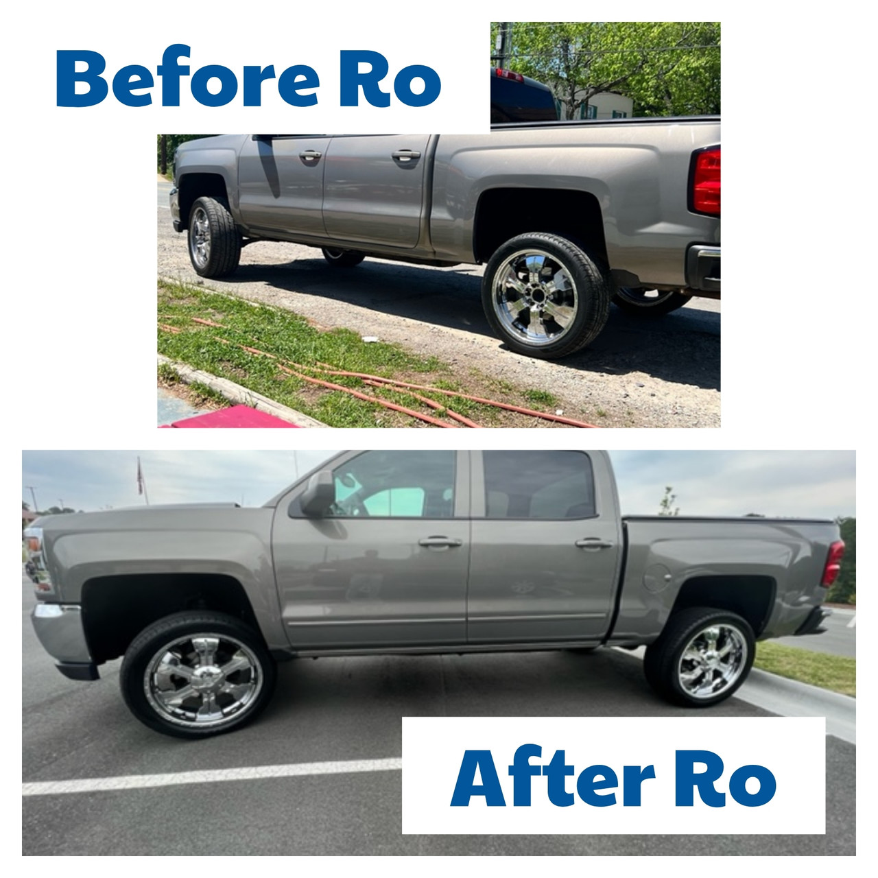 Set 4 Chrome Ro Center Caps Fit Any Wheel 5x110 5x4.5 5x4.75 5x5 w/ 12x1.5 Lugs