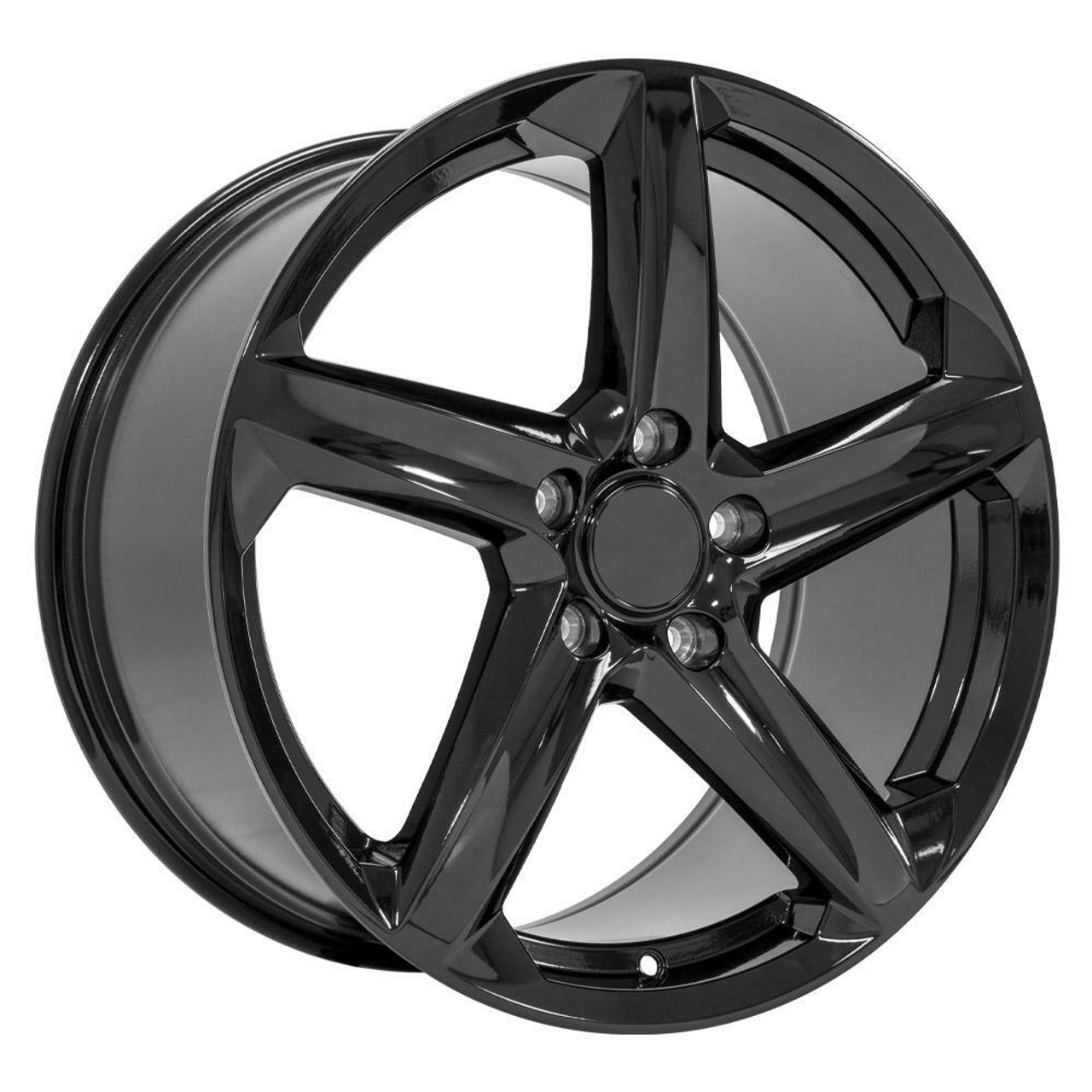 18" OE Wheels CV02C Gloss Black 18x8.5 Wheel 5x4.75 Rim 56mm For Chevy Pontiac