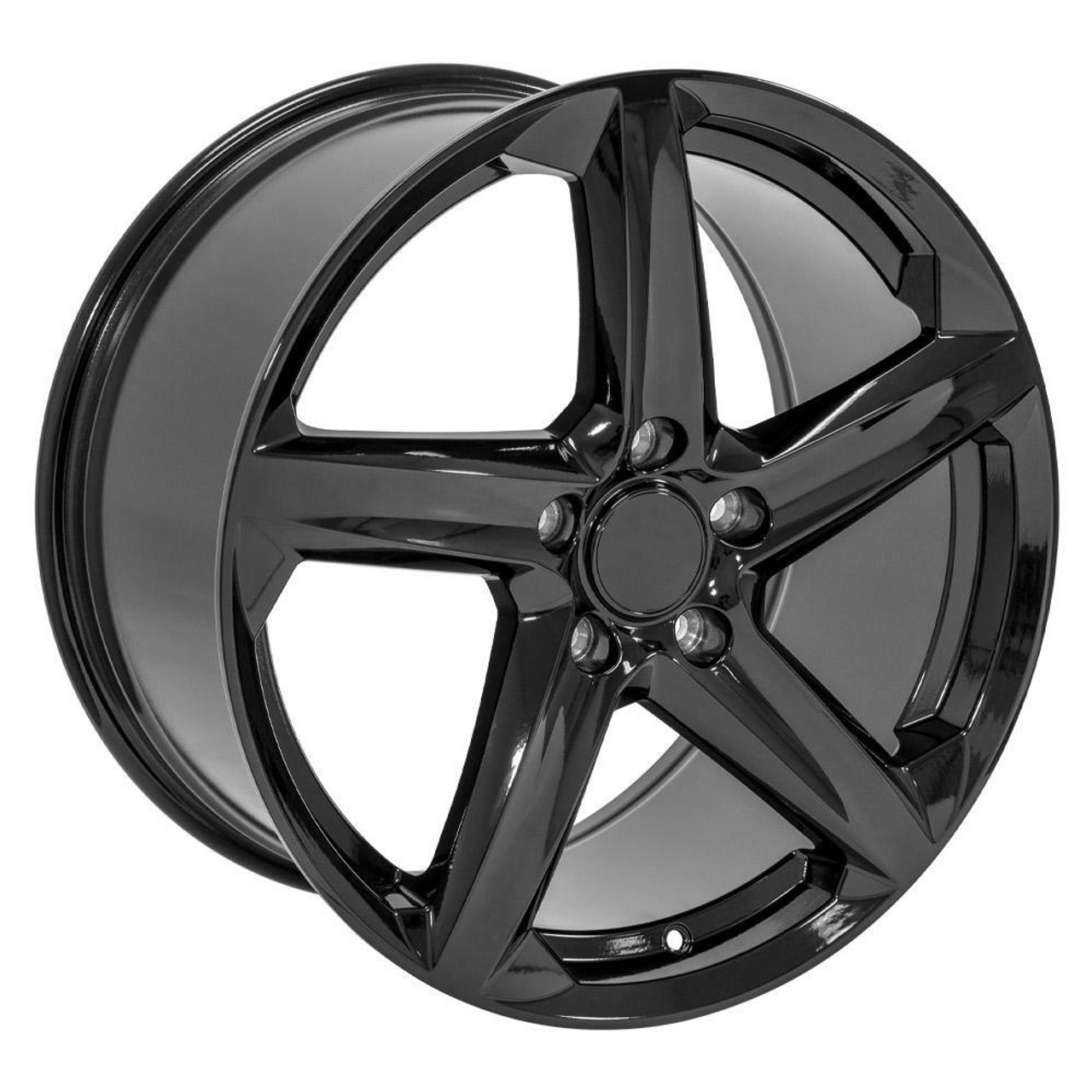 18" OE Wheels CV02C Gloss Black 18x8.5 Wheel 5x4.75 Rim 56mm For Chevy Pontiac
