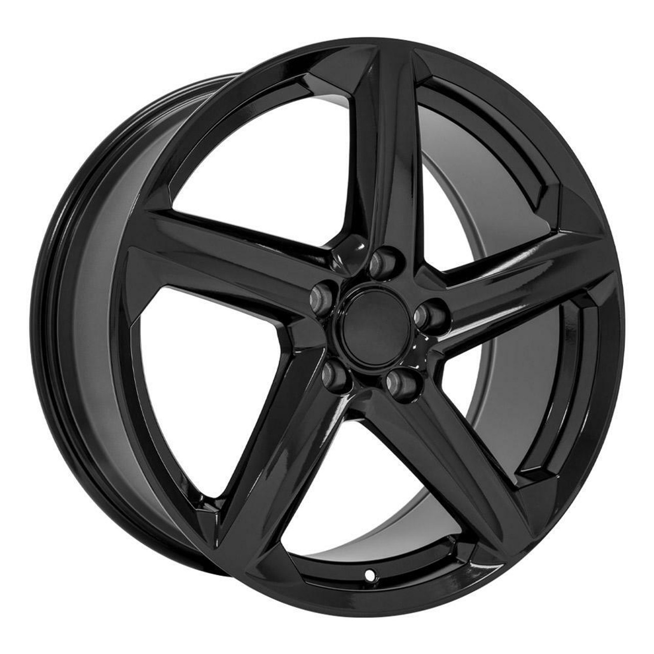 20" OE Wheels CV02D Gloss Black 20x11 Wheel 5x120 Rim 64mm For Chevy Corvette