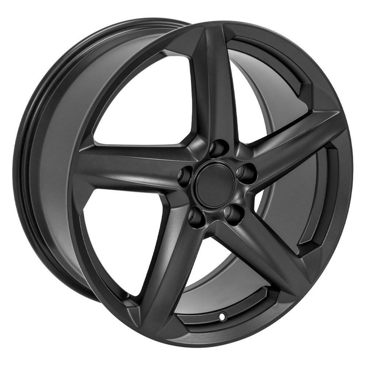 20" OE Wheels CV02D Satin Black 20x11 Wheel 5x120 Rim 64mm For Chevy Corvette