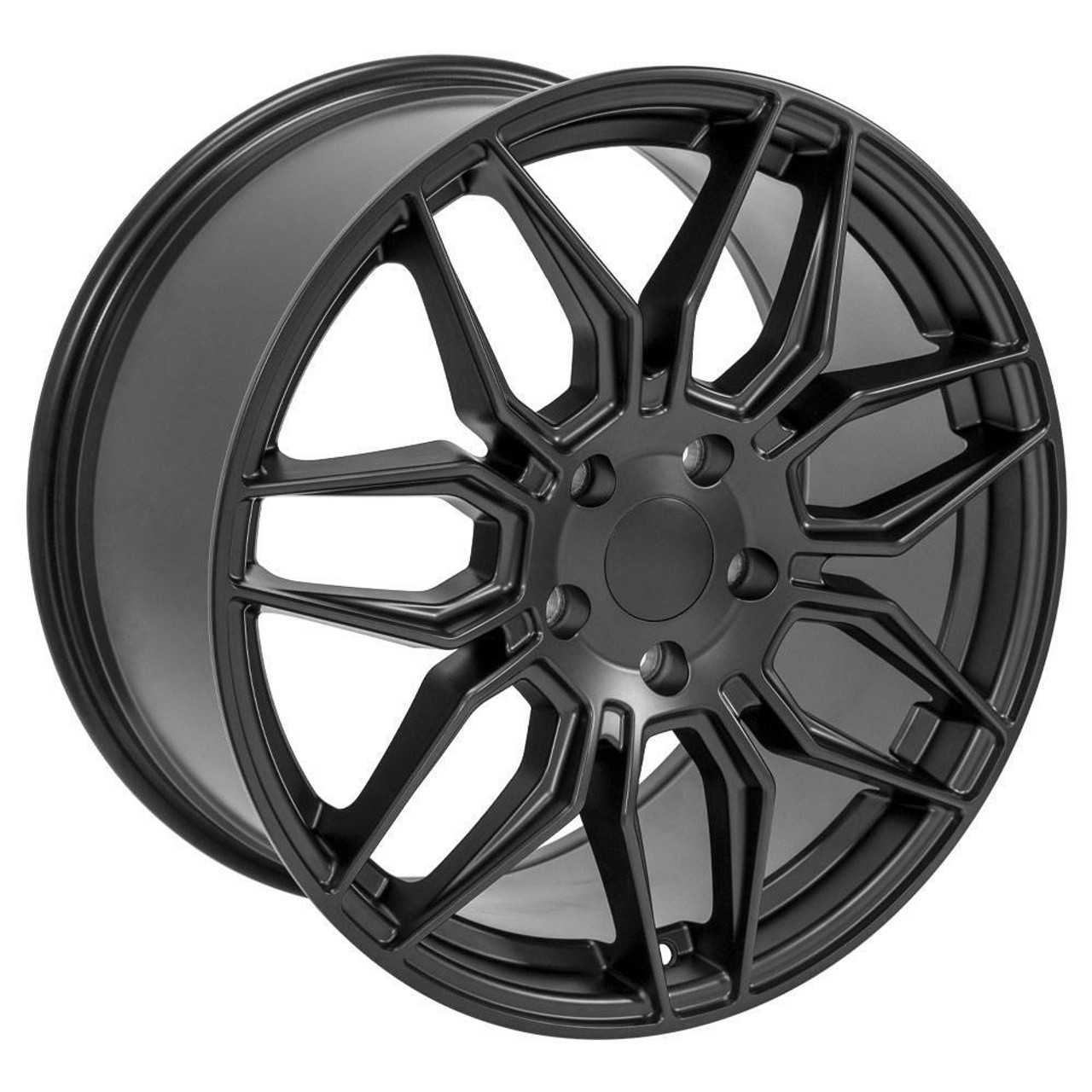 19" OE Wheels CV03C Satin Black 19x10 Wheel 5x4.75 Rim 73mm For Chevy Corvette